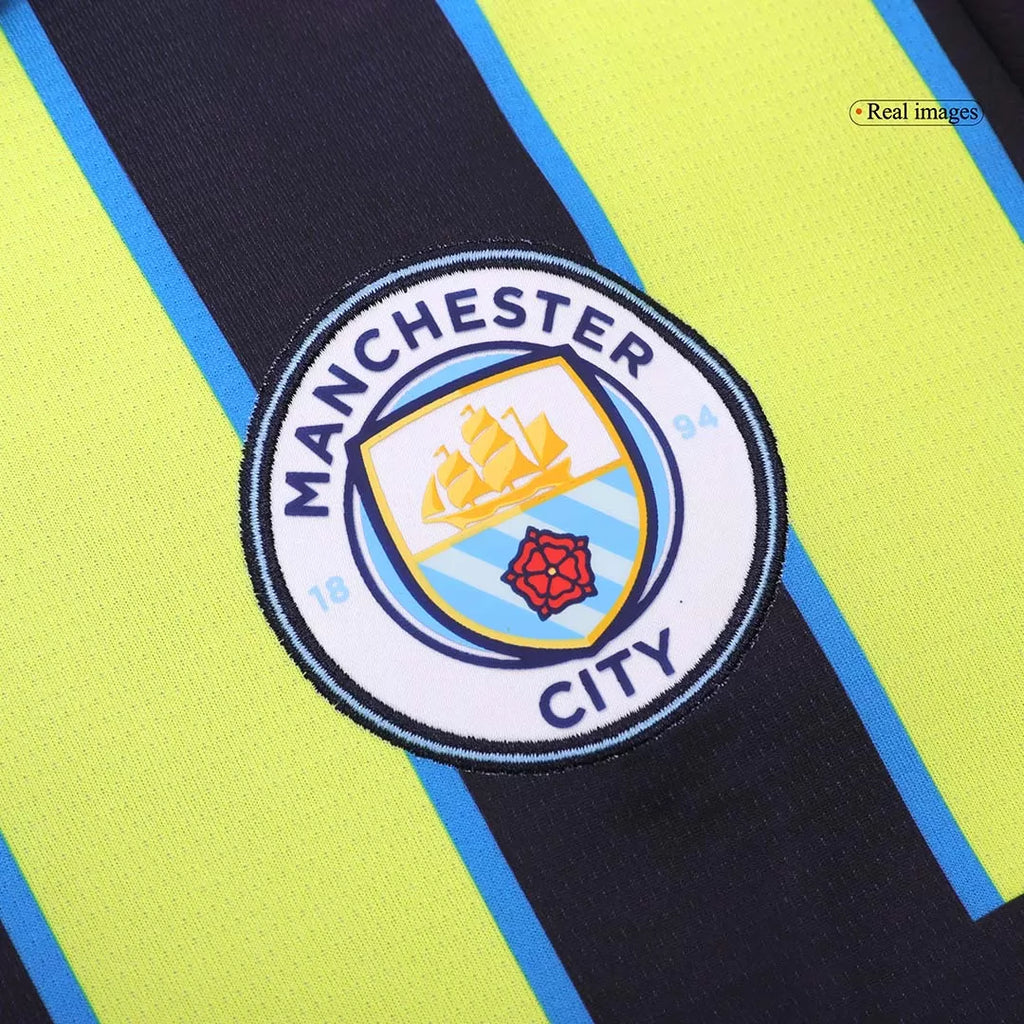Manchester City Away Set 2024/25 - (Jersey+Shorts)