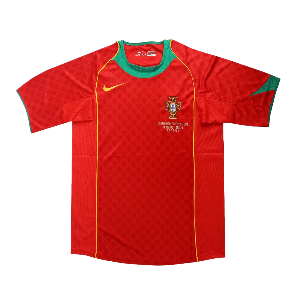 2004 Portugal Home Jersey - Retro
