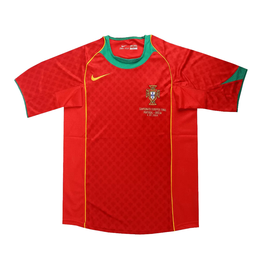 2004 Portugal Home Jersey - Retro