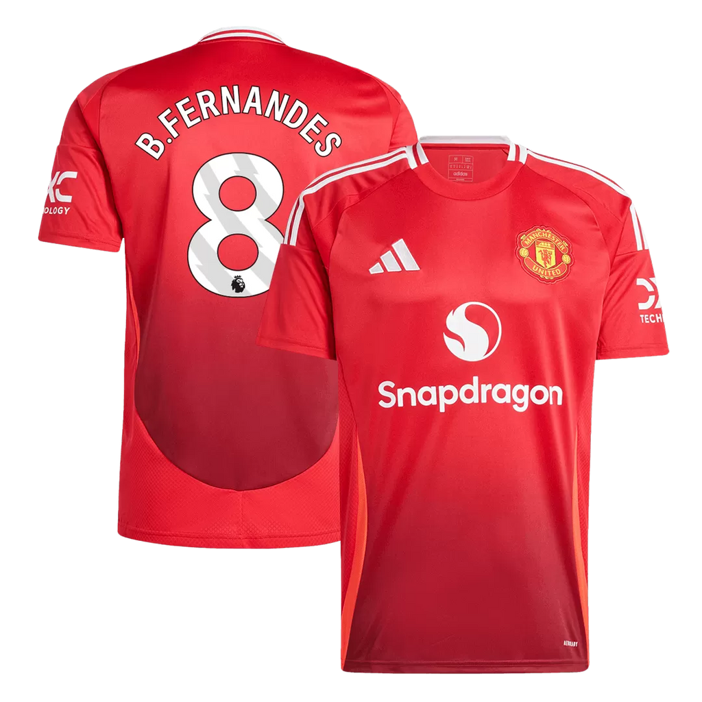 B. Fernandes 8- Manchester United Home 2024/25 - Master Quality