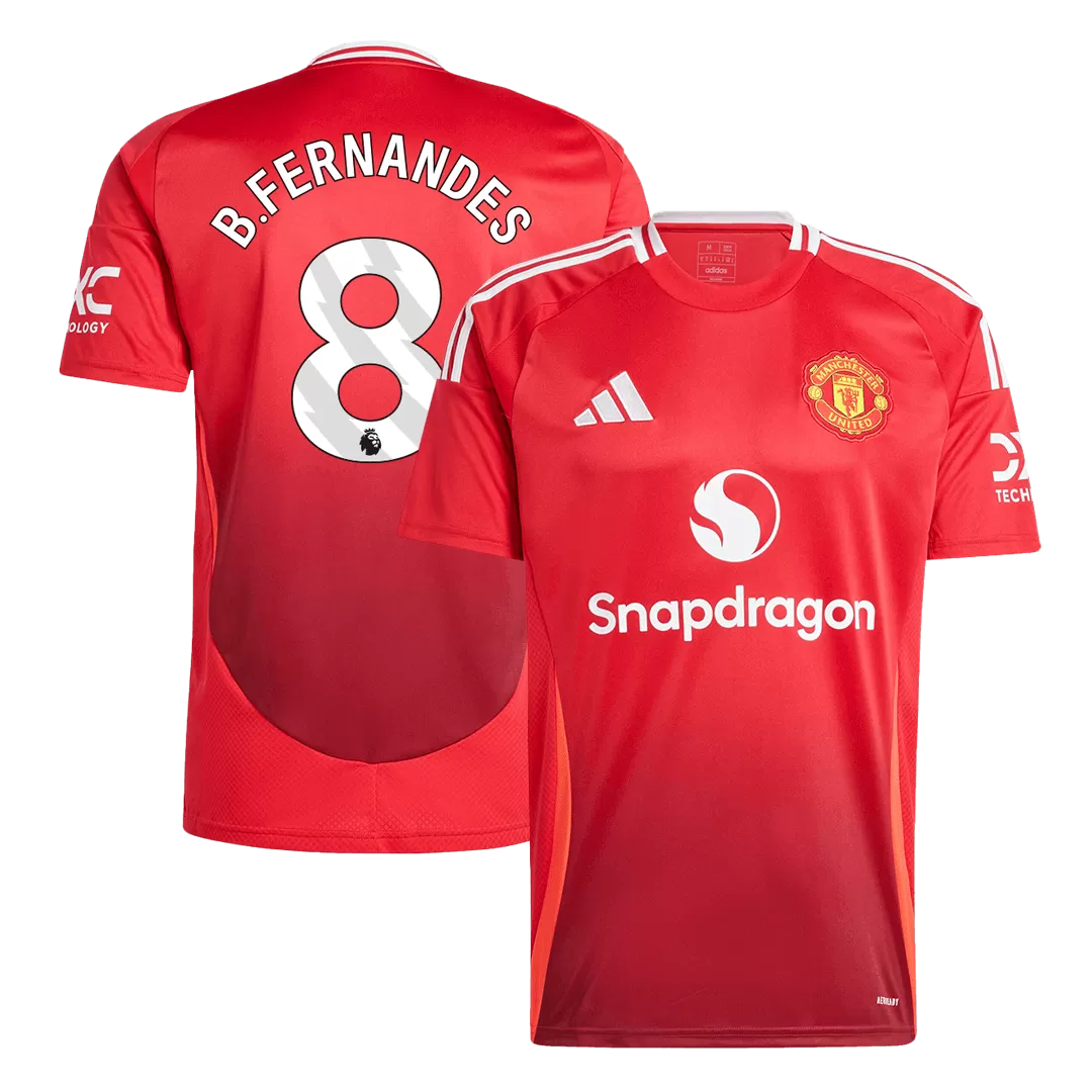 B. Fernandes 8- Manchester United Home 2024/25 - Master Quality