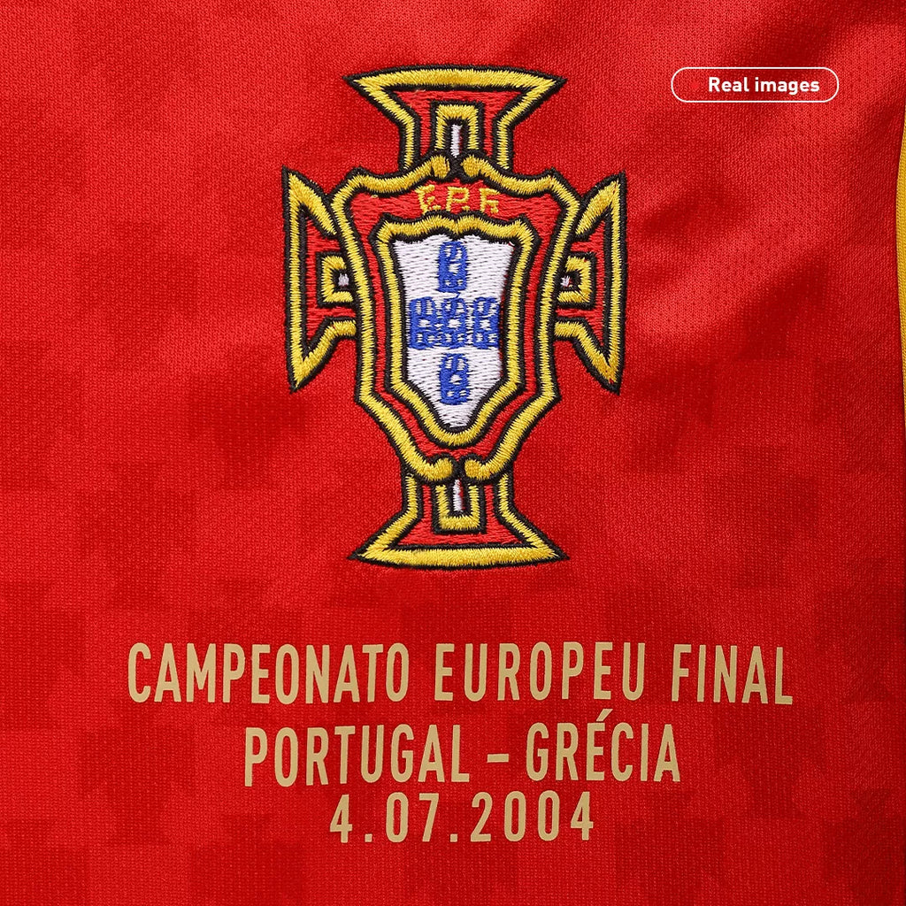 2004 Portugal Home Jersey - Retro