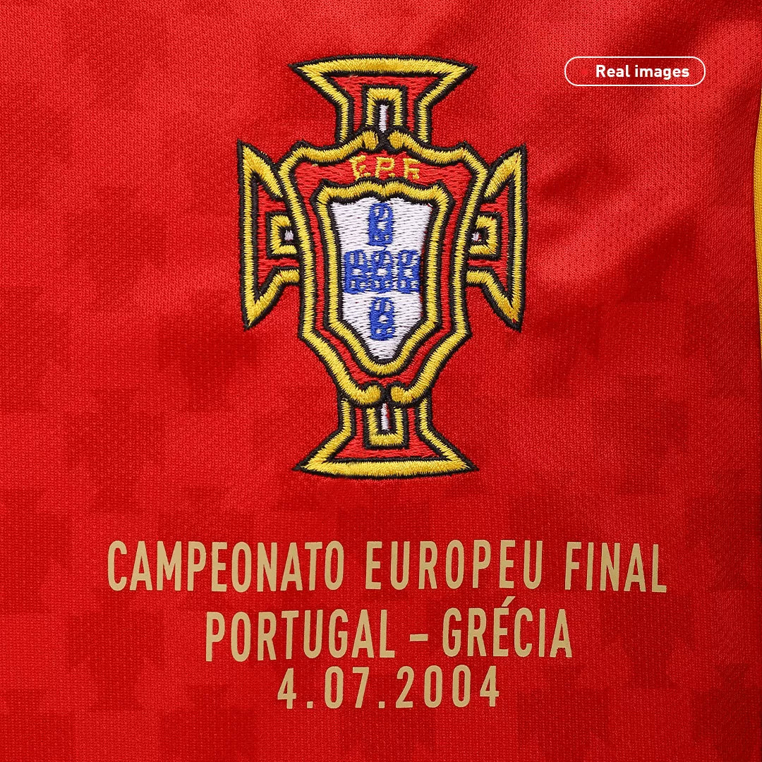 2004 Portugal Home Jersey - Retro