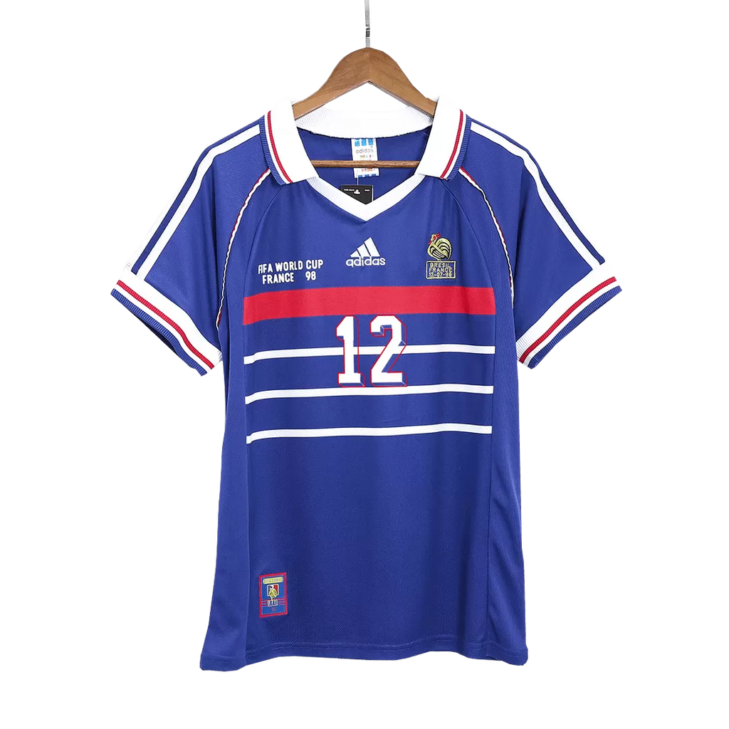 HENRY 12 - 1998 France Home Jersey - Retro