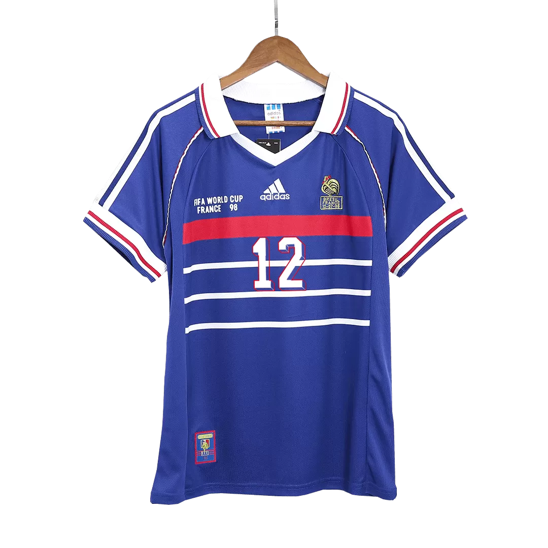 HENRY 12 - 1998 France Home Jersey - Retro