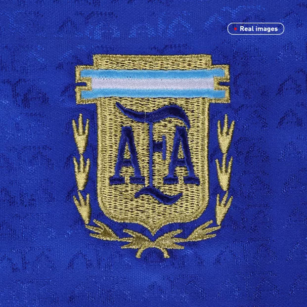 1994 Argentina Away Jersey - Retro (Authentic)