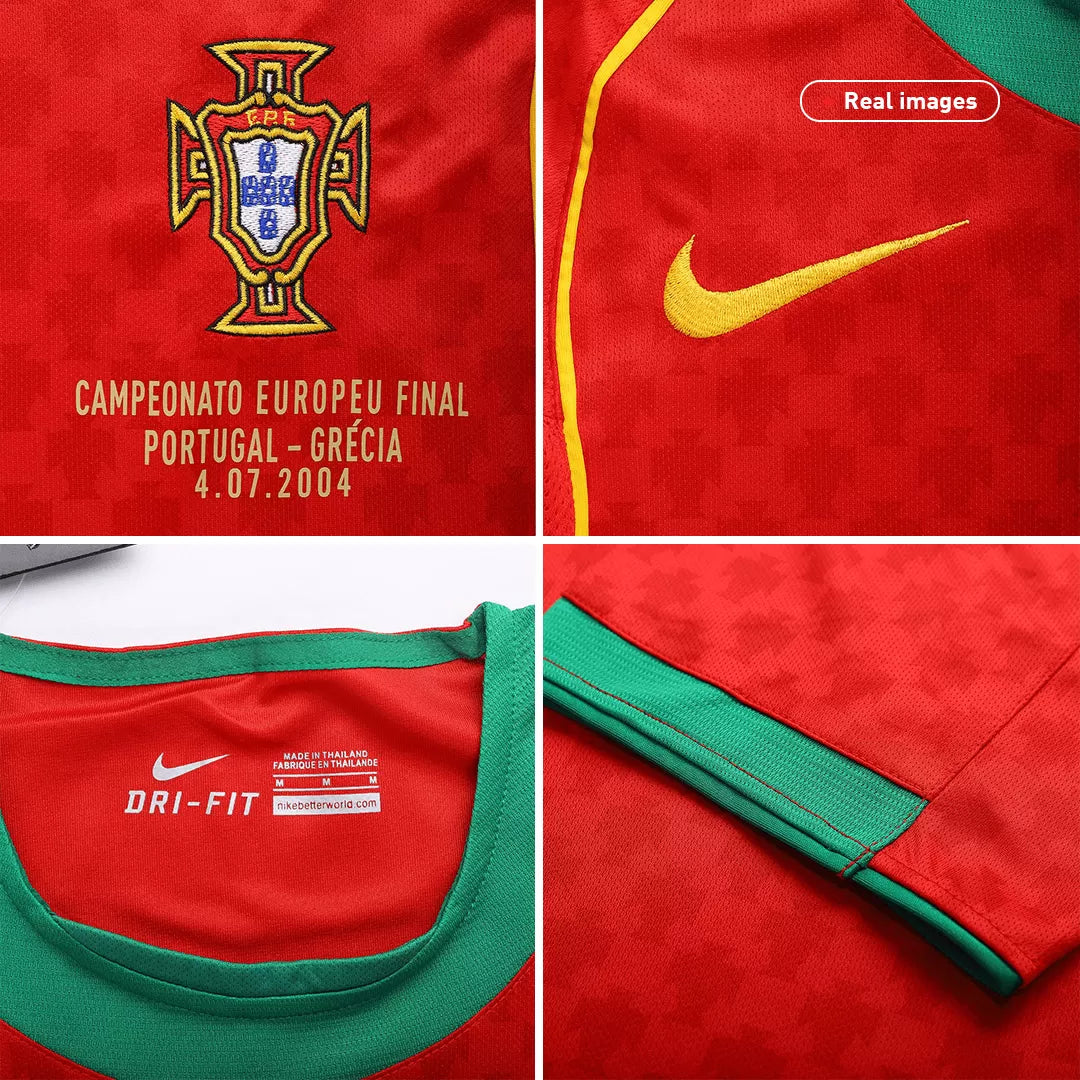 2004 Portugal Home Jersey - Retro