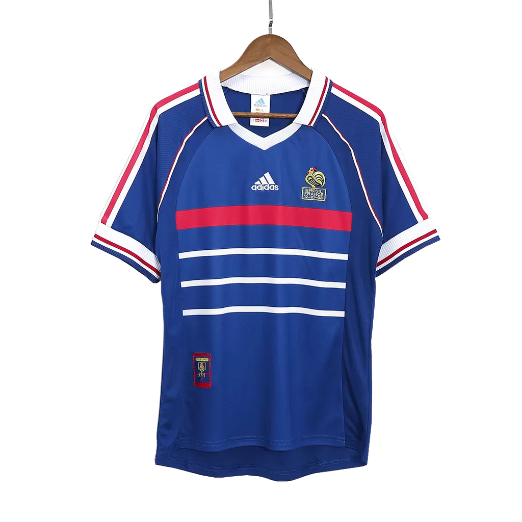1998 France Home Jersey - Retro