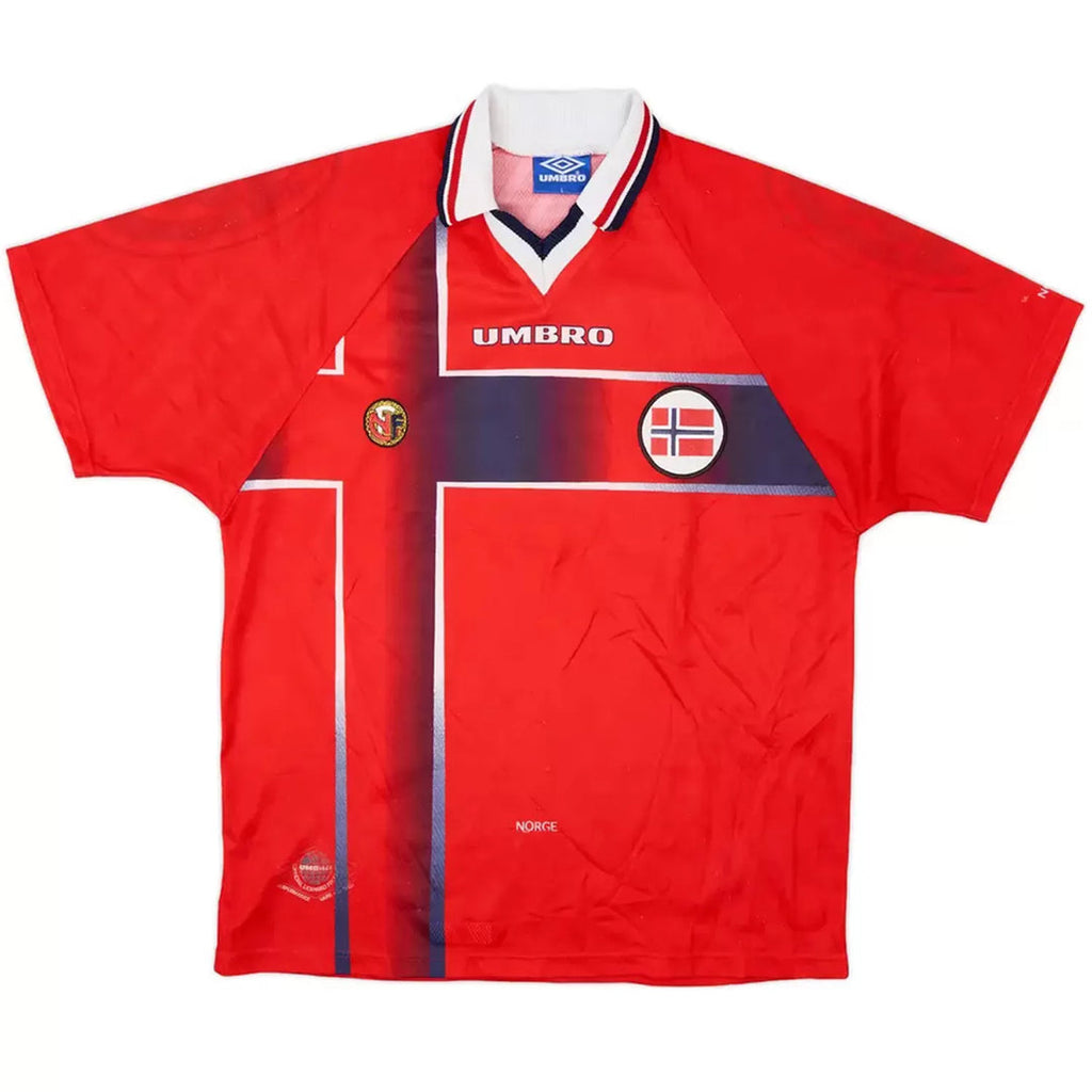 1997/98 Norway Home Retro Jersey - Authentic