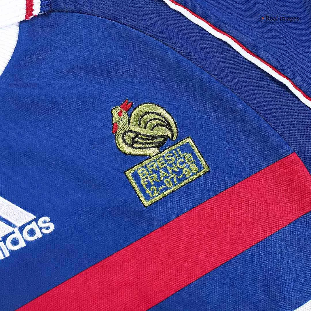 ZIDANE 10 - 1998 France Home Jersey - Retro