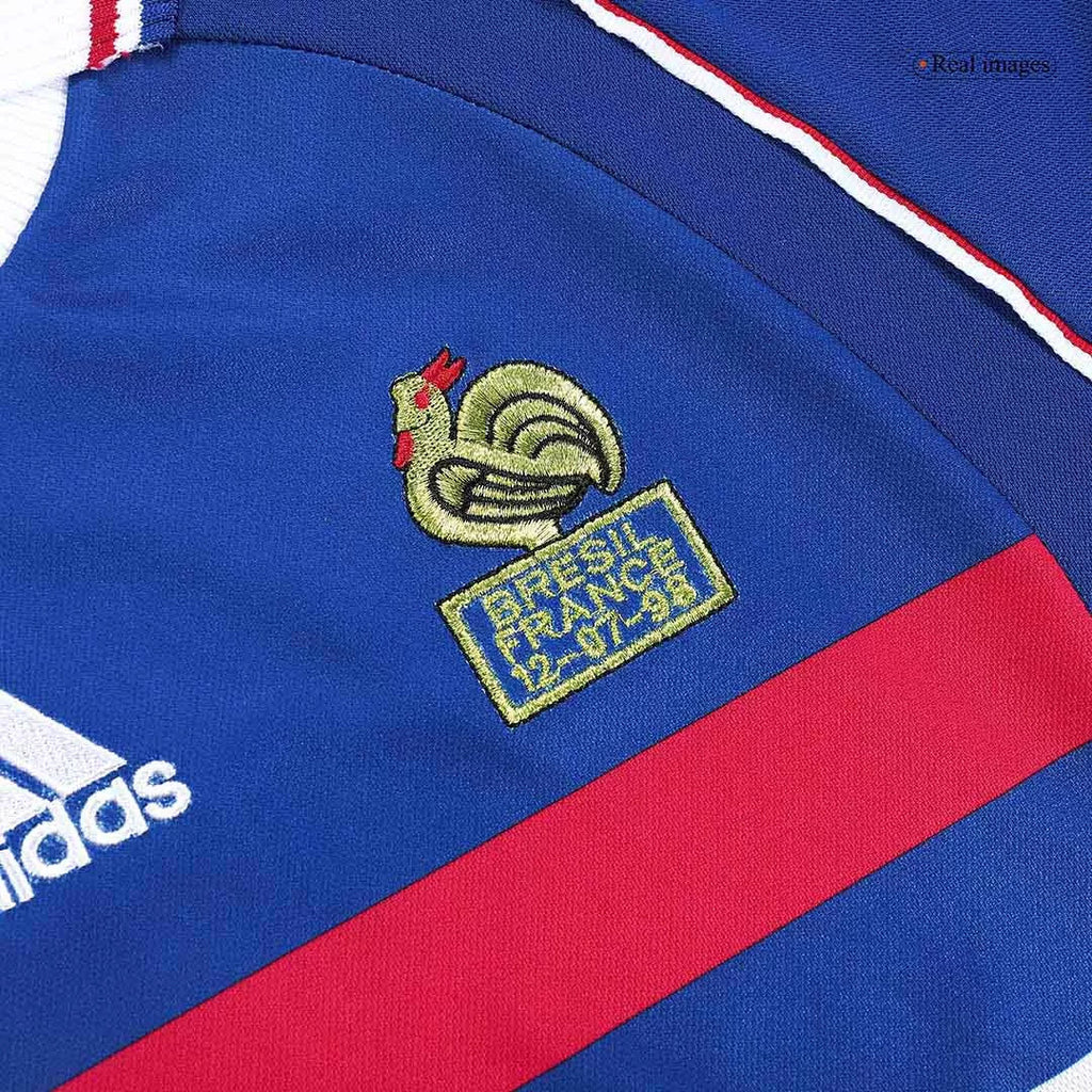 1998 France Home Jersey - Retro