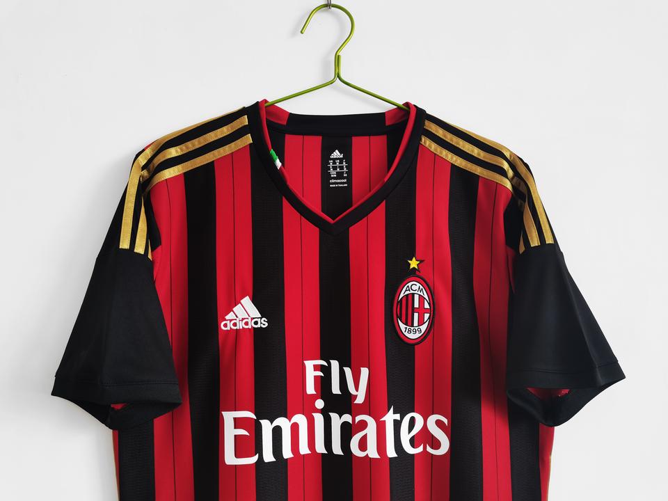 2013/14 AC Milan Home Jersey - Retro