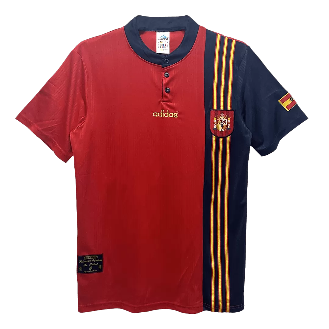 1996 Spain Home Jersey - Retro ( Original Quality )