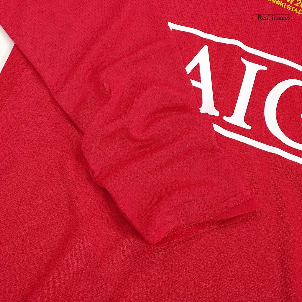 2007-08 Manchester United Home Fullsleeves Retro Jersey