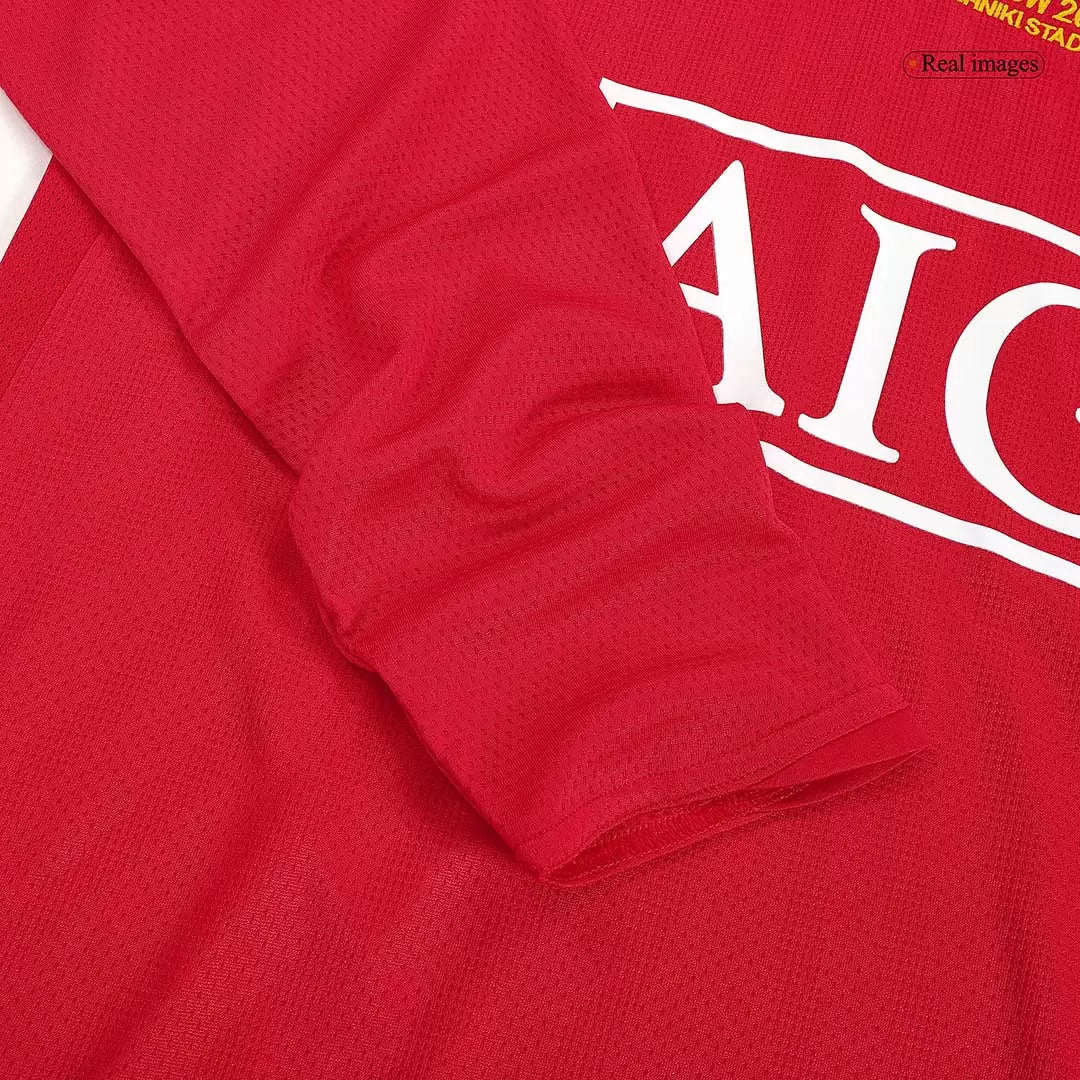 2007-08 Manchester United Home Fullsleeves Retro Jersey