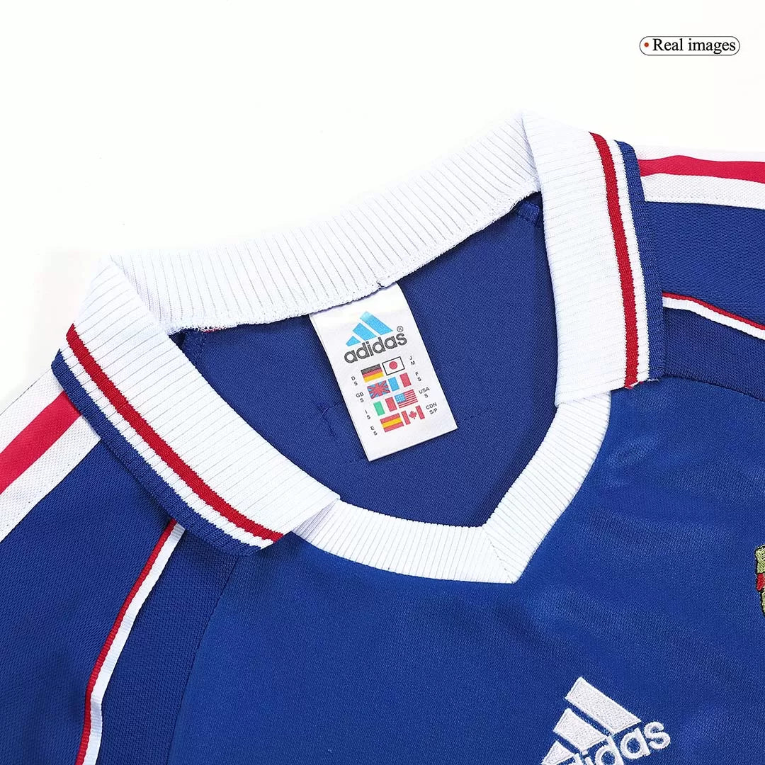 ZIDANE 10 - 1998 France Home Jersey - Retro