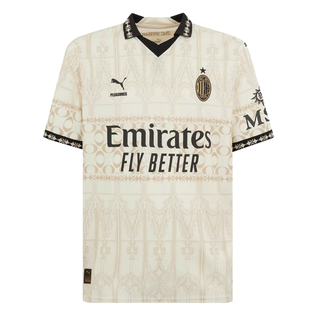 AC Milan x Pleasures Fourth Cream 2023/24 - Master Quality