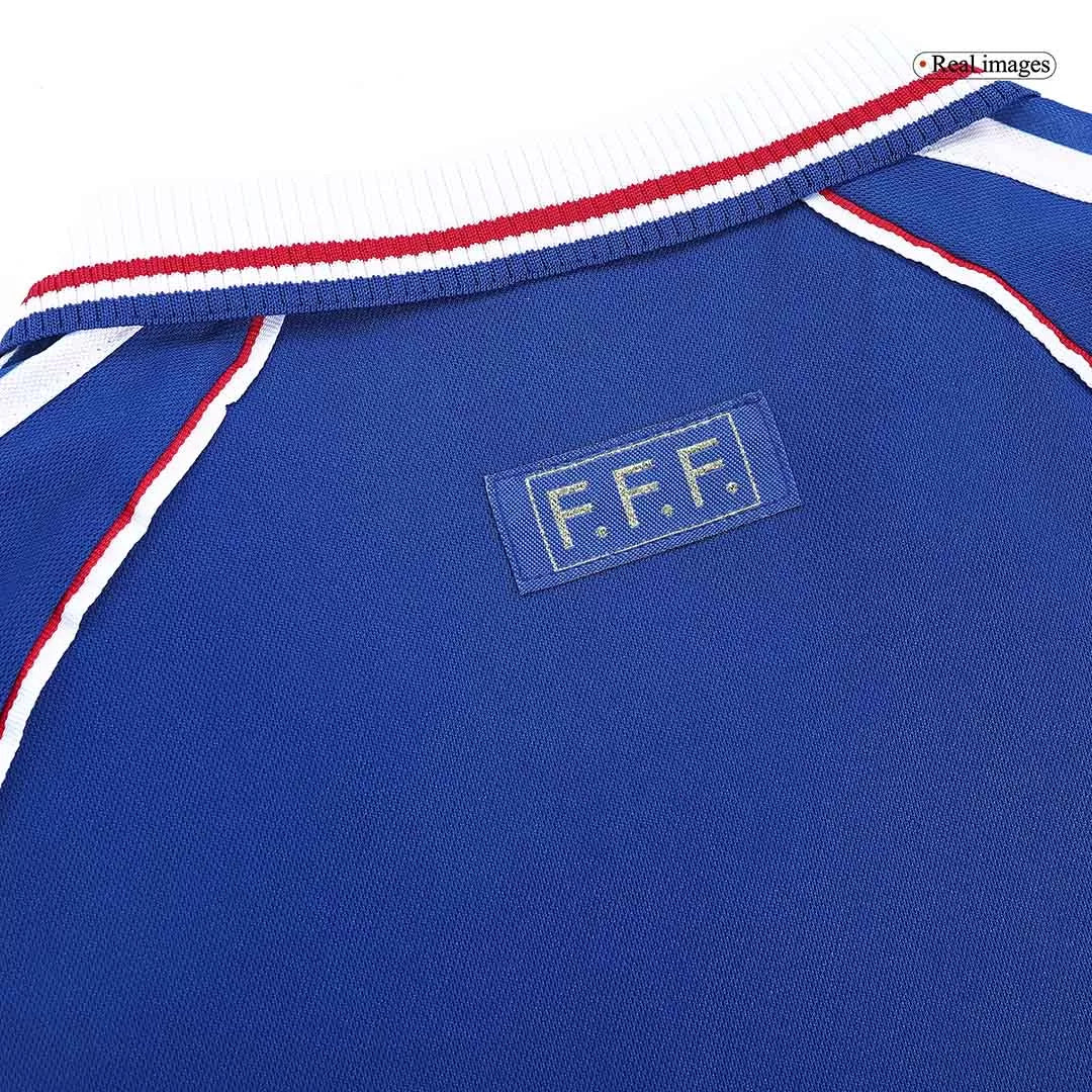 1998 France Home Jersey - Retro