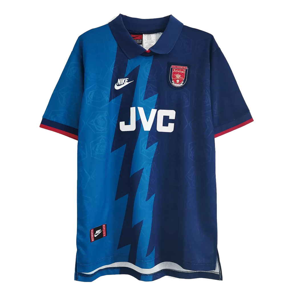 Bergkamp 10 - 1995/96 Gunners Away Jersey - Retro