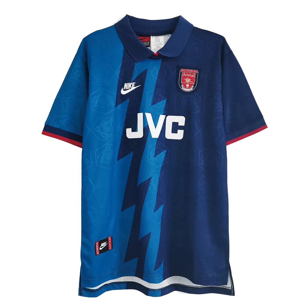 Bergkamp 10 - 1995/96 Gunners Away Jersey - Retro