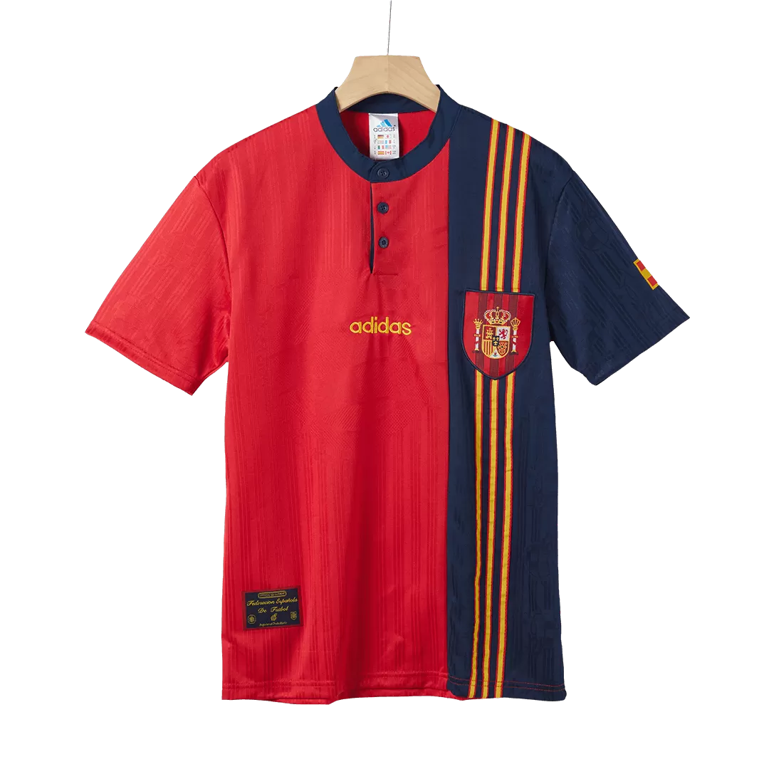 1996 Spain Home Jersey - Retro ( Original Quality )
