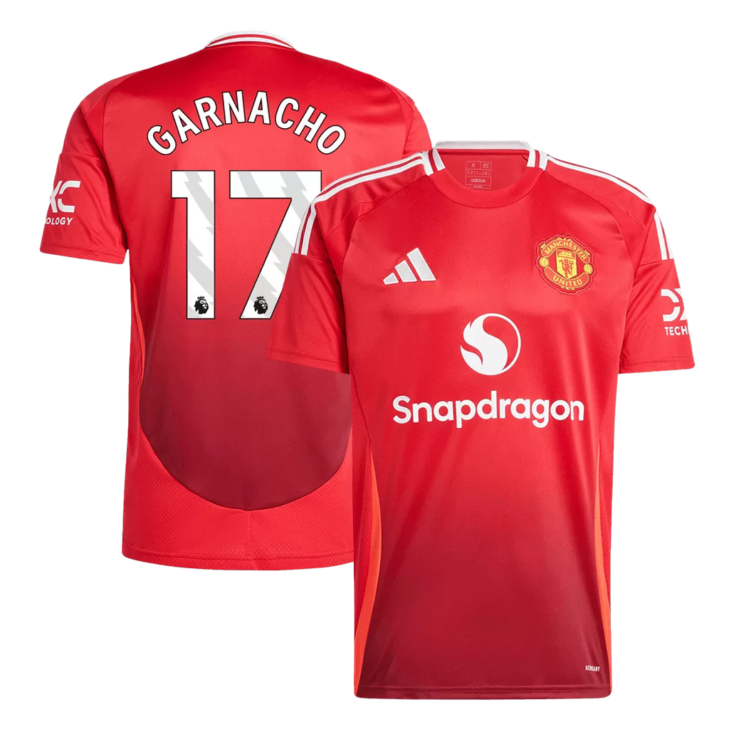 Garnacho 17 - Manchester United Home 2024/25 - Master Quality