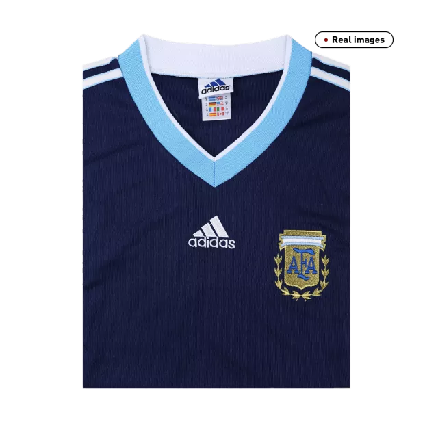 1998 Argentina Away Jersey - Retro (Authentic)