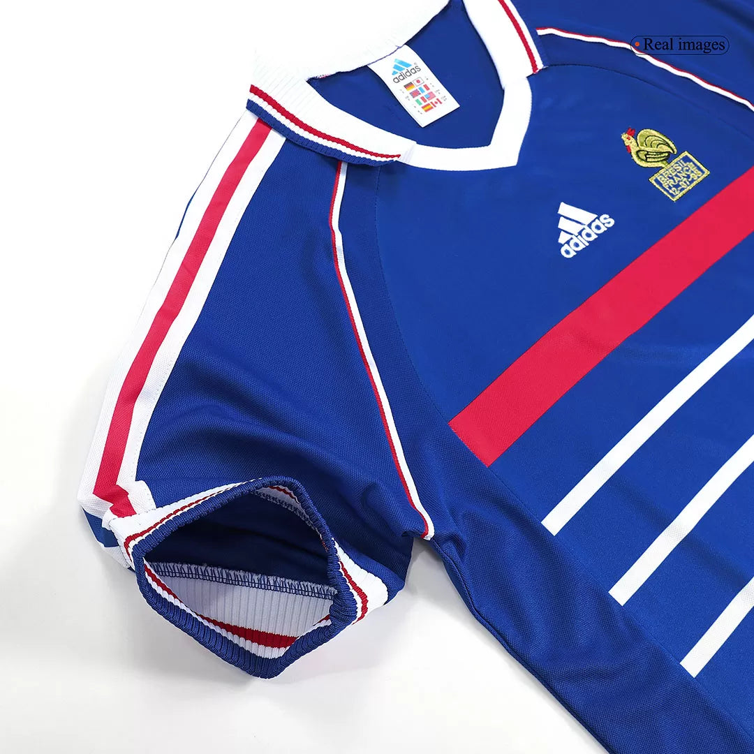 ZIDANE 10 - 1998 France Home Jersey - Retro