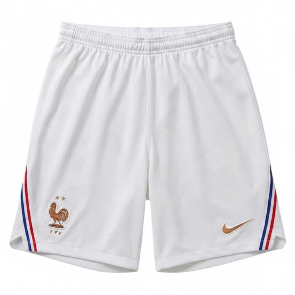 France Home shorts 2026- White