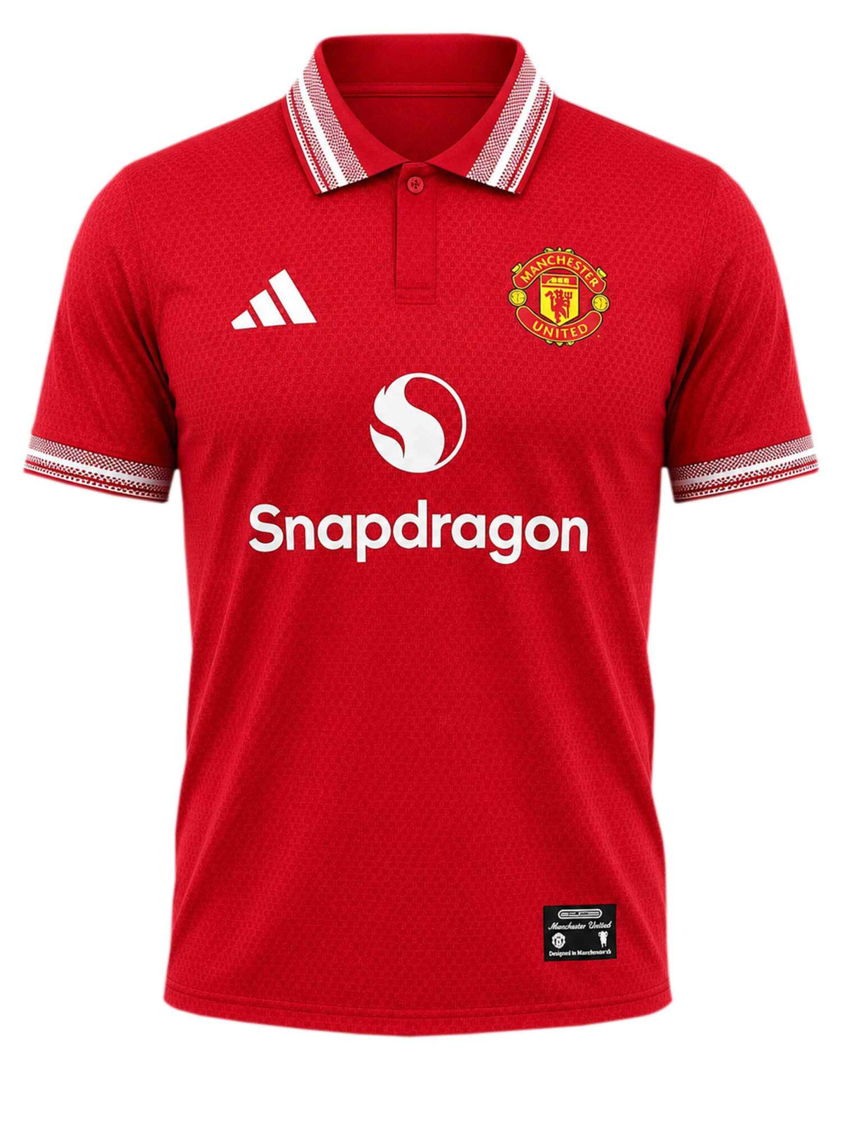 Manchester United Special Edition Red Polo 2025/26 - Player Version
