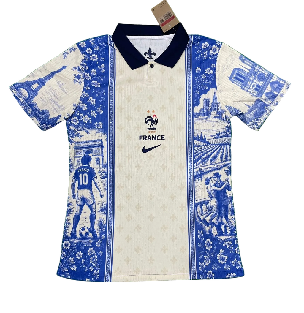 France x Eiffel Tower x Notre Dame Landmark Print Special Edition Polo 2026 - Player Version Quality (DRY-FIT ADV EDITION)