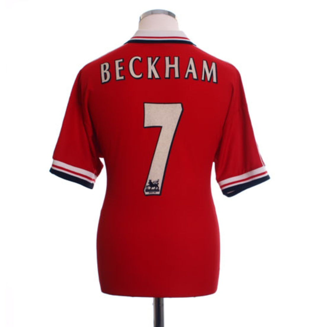 1998-1999 Beckham 7- Manchester United Home