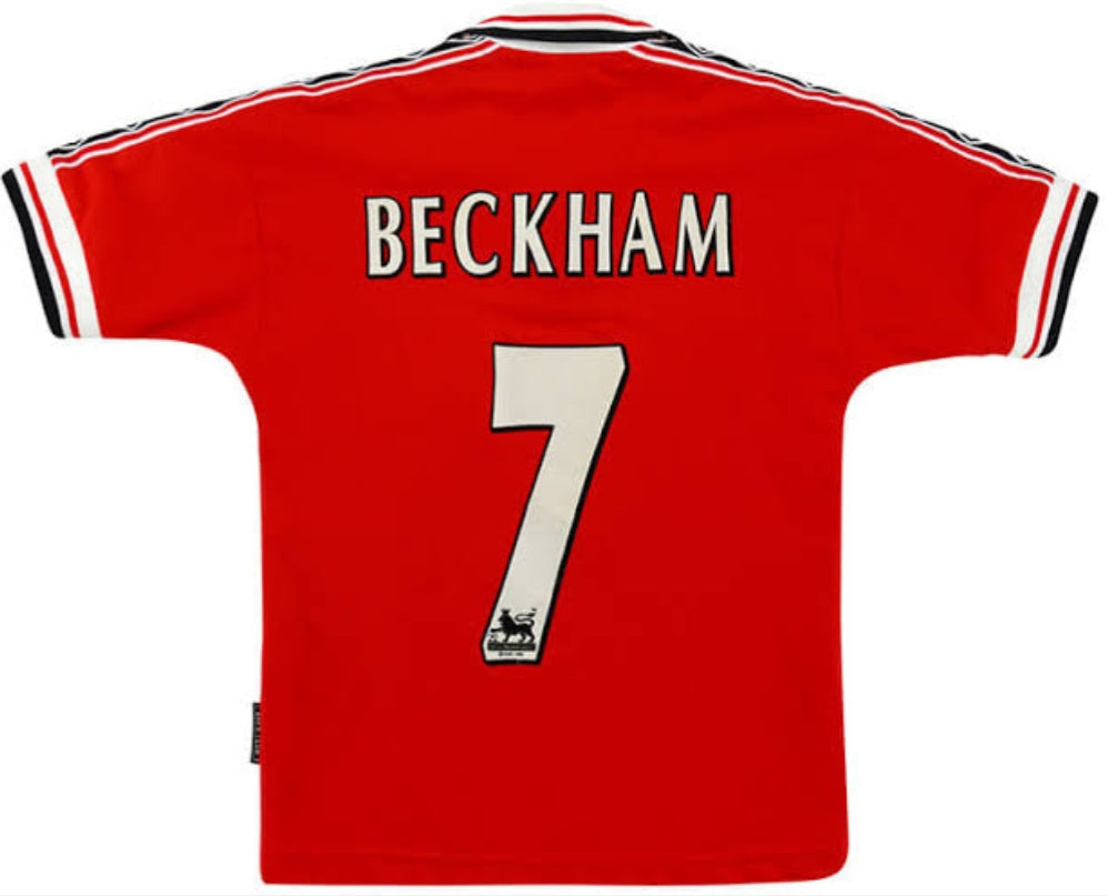 1998-1999 Beckham 7- Manchester United Home