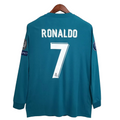 Ronaldo 7 - 2017/18 Merengues Third Fullsleeves Jersey - Retro