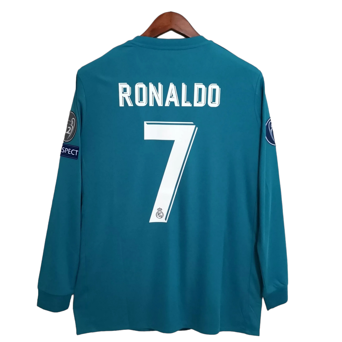 Ronaldo 7 - 2017/18 Merengues Third Fullsleeves Jersey - Retro