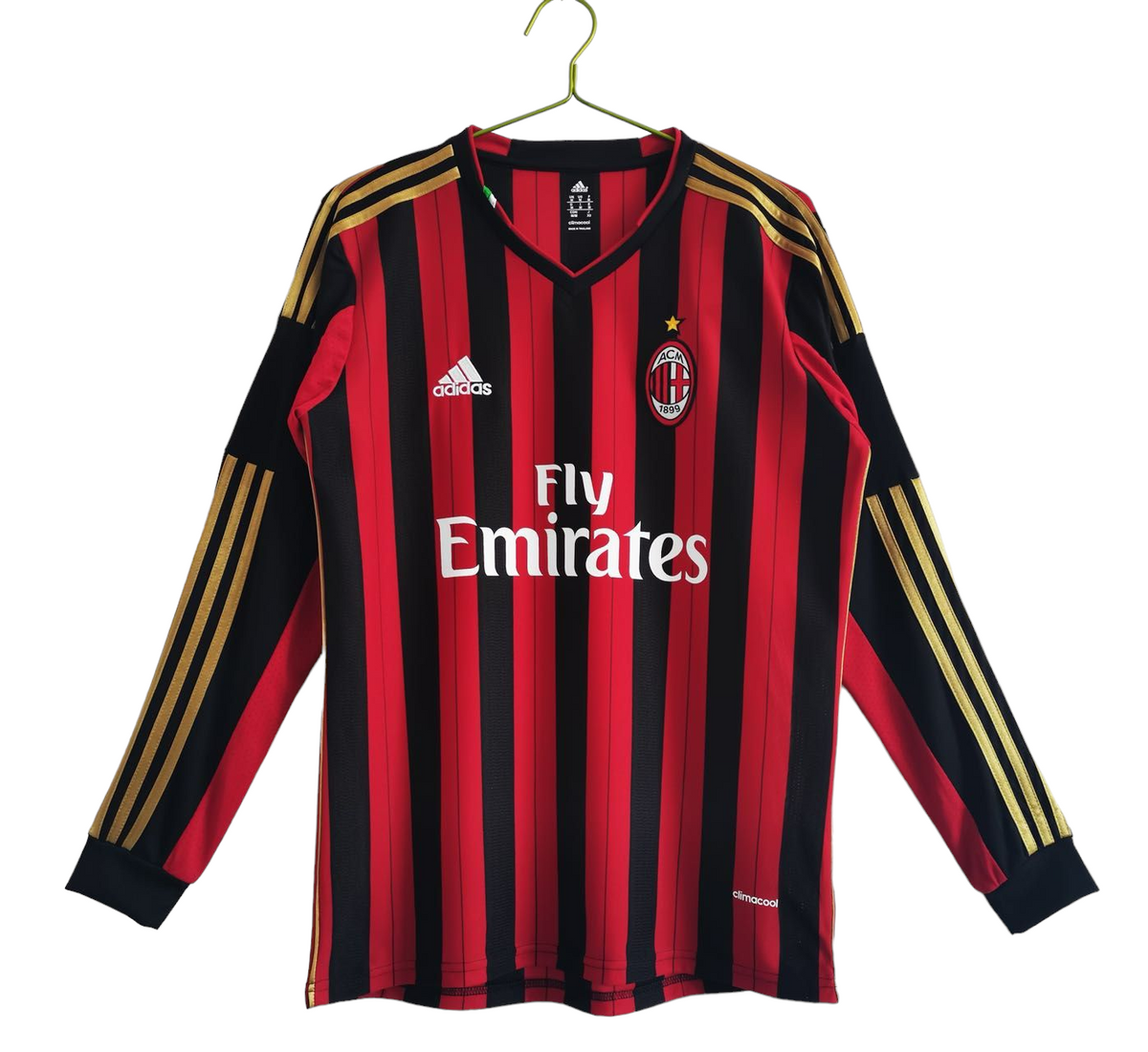 2013/14 AC Milan Home Fullsleeves Jersey - Retro