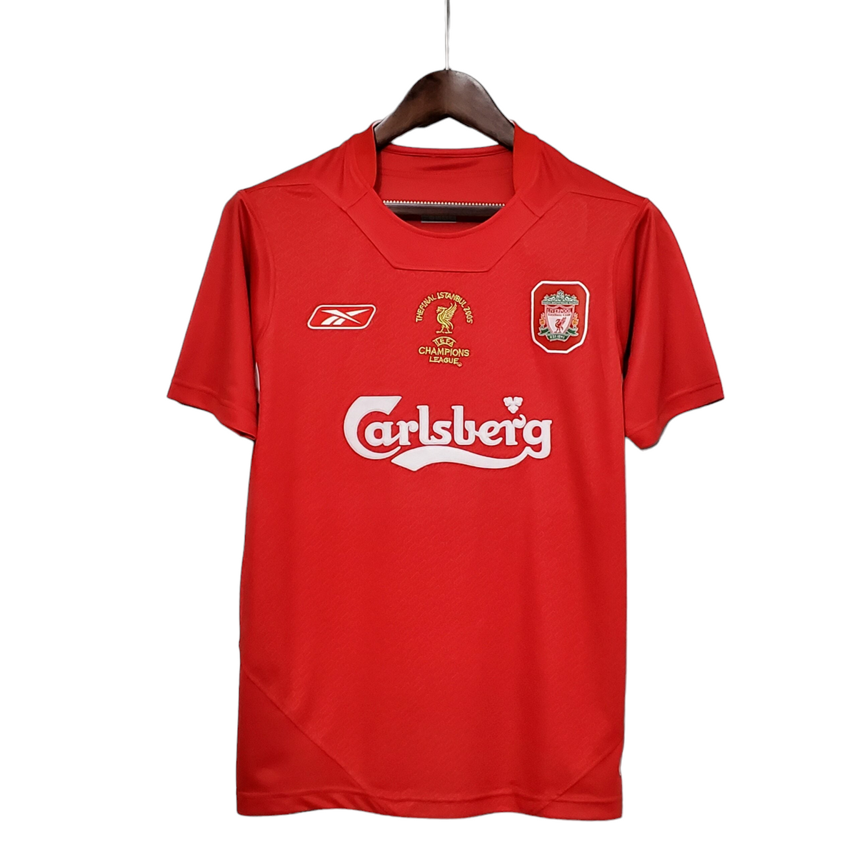 2005 Liverpool Champions League Final Home Jersey - Retro