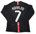 2007-08 Ronaldo 7- Manchester United Away Fullsleeves - Retro