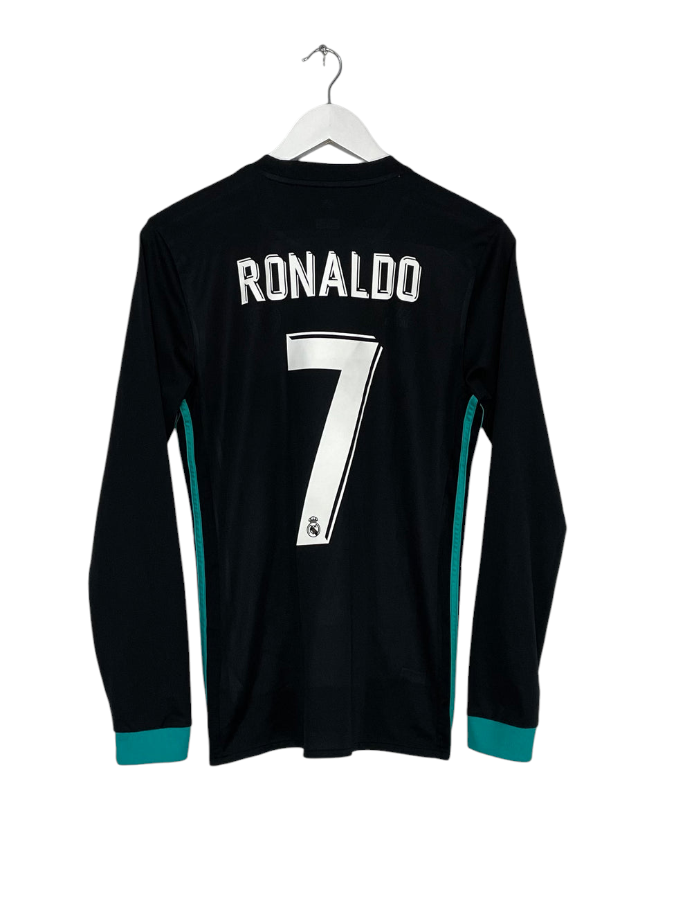 Ronaldo 7 - 2017/18 Merengues Away Fullsleeves Jersey - Retro