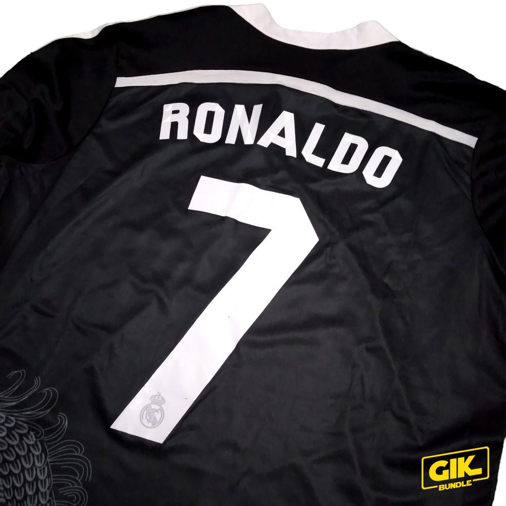 Ronaldo 7 - 2014/15 Real Madrid Third Fullsleeves Jersey - Retro