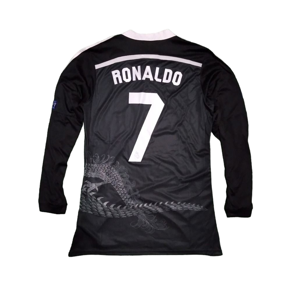 Ronaldo 7 - 2014/15 Real Madrid Third Fullsleeves Jersey - Retro