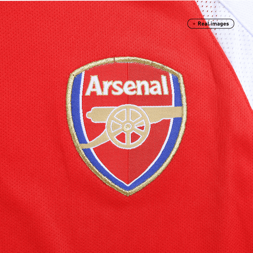 Bergkamp 10 - 2002/04 Gunners Home Jersey - Retro
