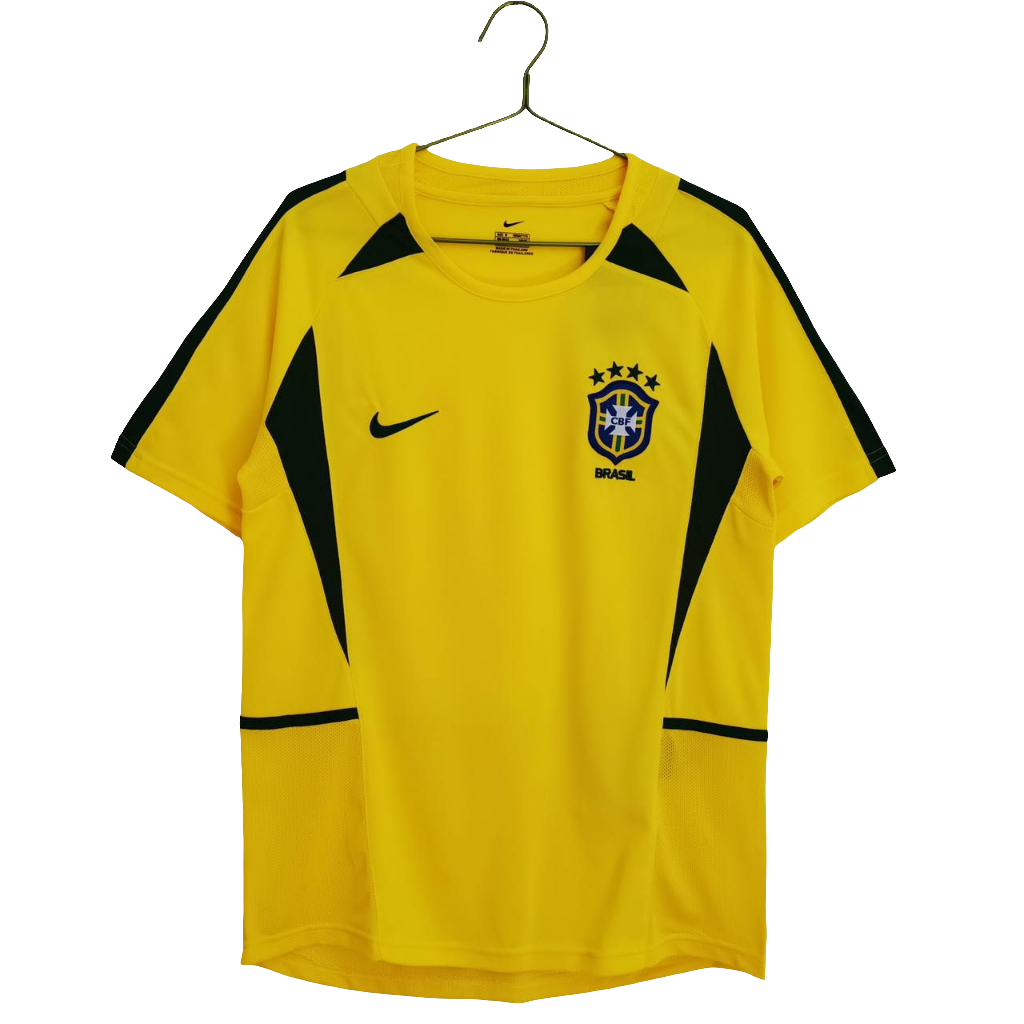 2002/03 Brazil Home Jersey - Retro ( Original Quality )