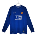 2008/09 Manchester United Third Fullsleeves Blue - Retro Jersey