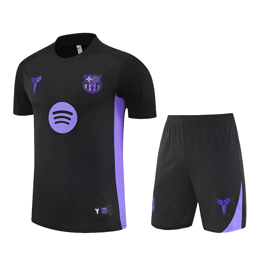FCB x Kobe Bryant Black Special Kit 2025/26 - (Jersey + Shorts)
