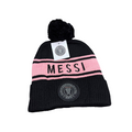 Messi Printed Miami Black Winter Cap