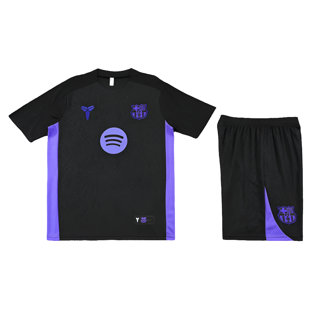 FCB x Kobe Bryant Black Special Kit 2025/26 - (Jersey + Shorts)