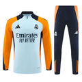 Merengues Blue/Orange sleeves Training Tracksuit 2024/25