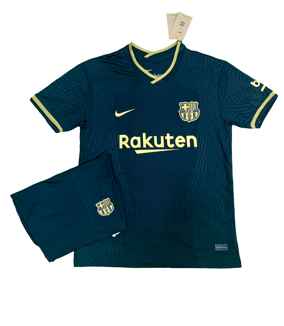 FCB Away Kit 2020/21 - (Jersey + Shorts)