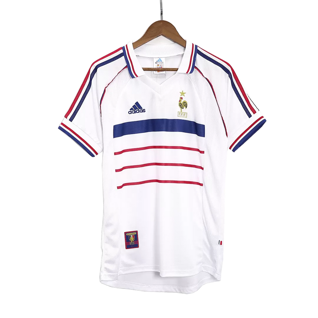 1998 France Away Jersey - Retro
